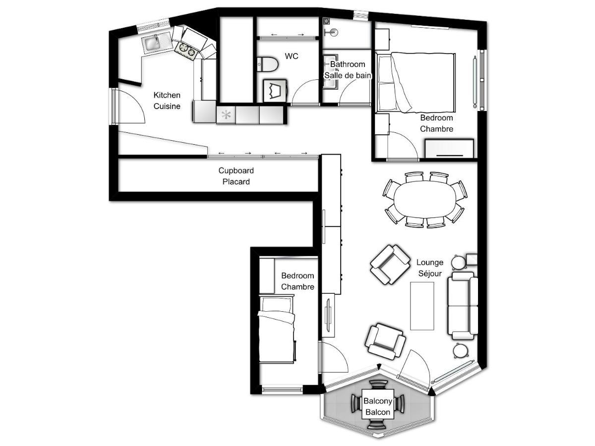 Le Beausite C Apartment - Chamonix All Year Εξωτερικό φωτογραφία